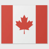 Canadese vlag (Esdoornblad) (Canada) Cadeaupapier (Vlak)