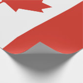 Canadese vlag (Esdoornblad) (Canada) Cadeaupapier (Hoek)