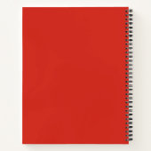 Canadese vlag (Esdoornblad) (Canada) Notitieboek (Achterkant)