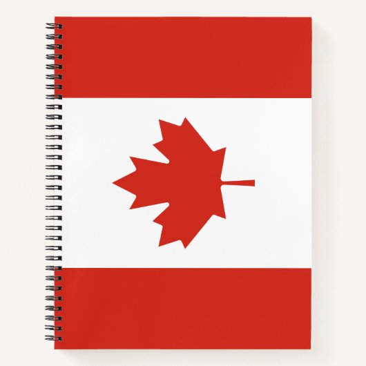 Canadese vlag (Esdoornblad) (Canada) Notitieboek (Voorkant)