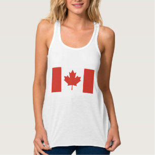 Canadese vlag (Esdoornblad) (Canada) Tanktop