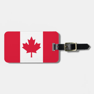 Canadese Vlag Esdoornblad Rood Wit Canada Bagagelabel