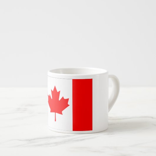 Canadese vlag espresso kop (Voorkant rechts)