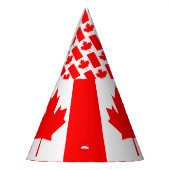 Canadese vlag feesthoedjes (Links)
