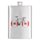 Canadese vlag fietsen flacon (Voorkant)