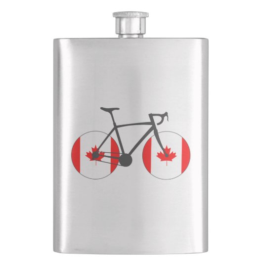 Canadese vlag fietsen flacon (Voorkant)