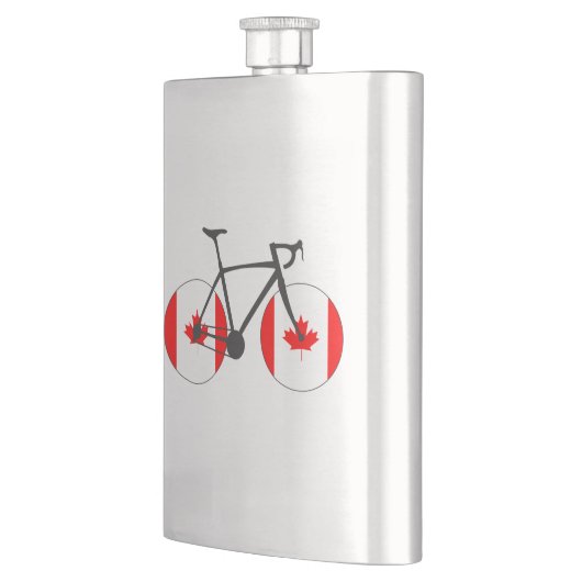 Canadese vlag fietsen flacon (Links)