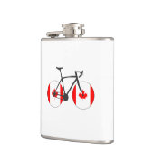 Canadese vlag fietsen heupfles (Links)