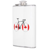 Canadese vlag fietsen heupfles (Links)