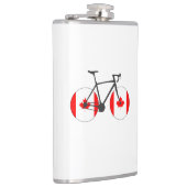 Canadese vlag fietsen heupfles (Rechts)