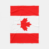 Canadese vlag fleece deken (Voorkant)