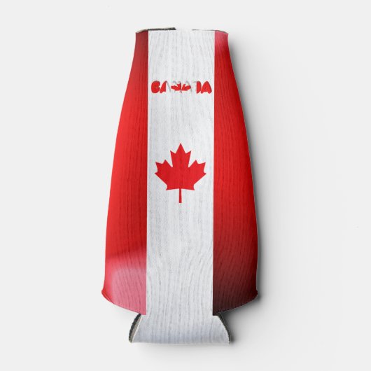 Canadese vlag flesjeskoeler (Voorkant)