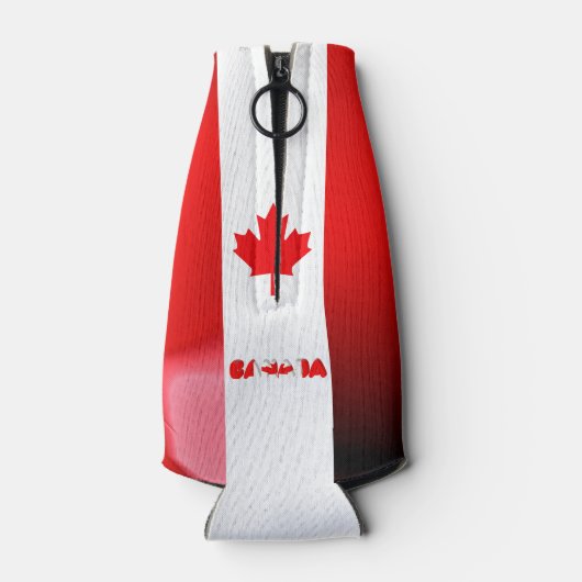Canadese vlag flesjeskoeler (Achterkant)
