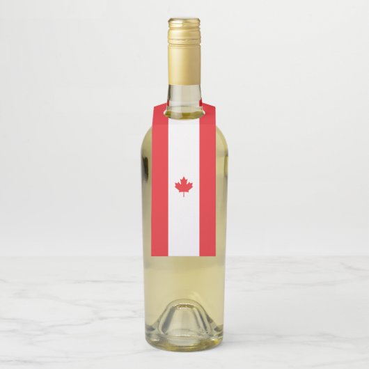 Canadese vlag flessenhanger (Op fles)