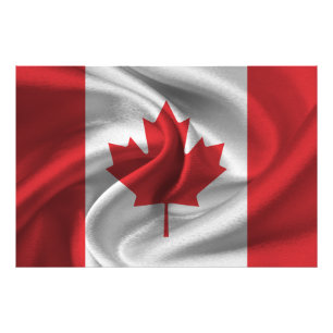 Canadese vlag foto afdruk