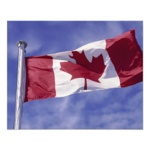 Canadese vlag foto afdruk