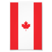 Canadese vlag foto afdruk (Voorkant)