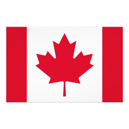 Canadese vlag foto afdruk (Voorkant)