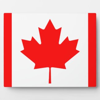 Canadese vlag fotoplaat
