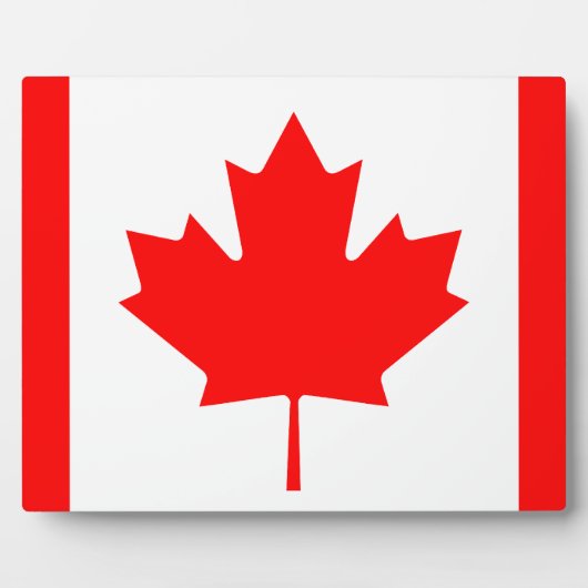 Canadese vlag fotoplaat (Voorkant)