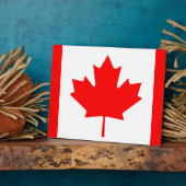 Canadese vlag fotoplaat (Zijkant)