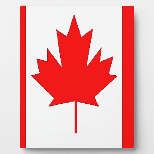 Canadese vlag fotoplaat (Voorkant)