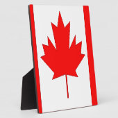 Canadese vlag fotoplaat (Zijkant)