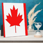 Canadese vlag fotoplaat (Zijkant)