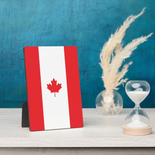 Canadese vlag fotoplaat (Zijkant)