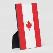 Canadese vlag fotoplaat (Zijkant)