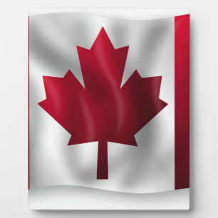 Canadese vlag fotoplaat