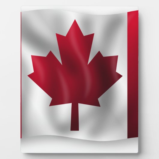 Canadese vlag fotoplaat (Voorkant)