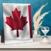 Canadese vlag fotoplaat (Zijkant)