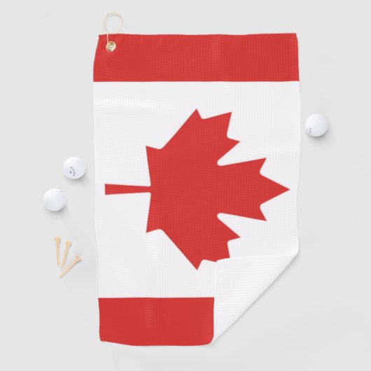 Canadese Vlag Golf Towel Golfhanddoek (Insitu)