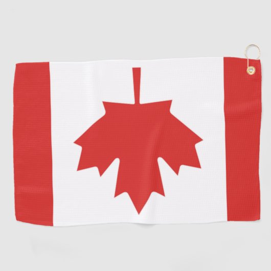 Canadese Vlag Golf Towel Golfhanddoek (Horizontaal)