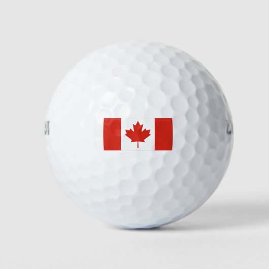 Canadese vlag golfballen (Voorkant)