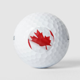 Canadese vlag golfballen
