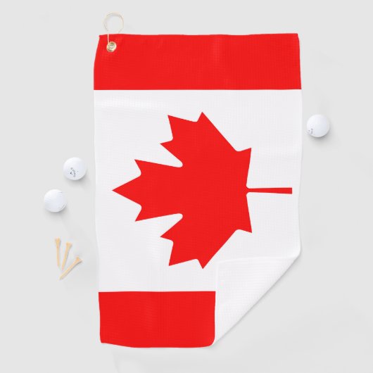 Canadese vlag golfhanddoek (Insitu)