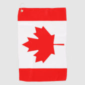 Canadese vlag golfhanddoek (Voorkant)