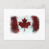 Canadese vlag Graffiti Briefkaart (Voorkant)