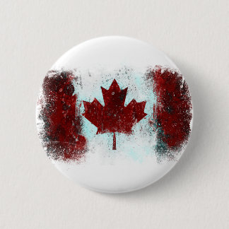 Canadese vlag Graffiti Ronde Button 5,7 Cm