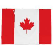 Canadese vlag groot cadeauzakje (Achterkant)