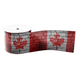 Canadese vlag grosgrain lint