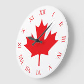 Canadese vlag grote klok (Hoek)