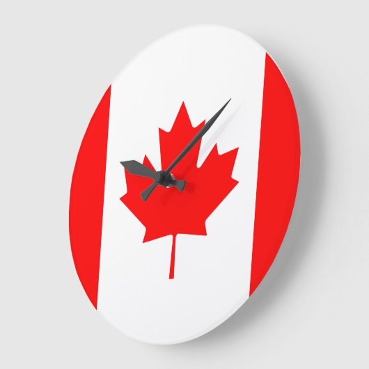 Canadese vlag grote klok (Hoek)