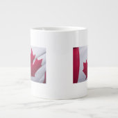 Canadese vlag. grote koffiekop (Voorkant)