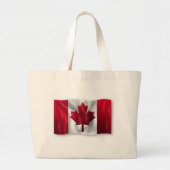 Canadese vlag grote tote bag (Voorkant)