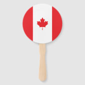 Canadese vlag handwaaier (Voorkant)