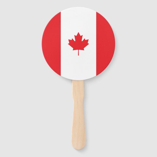 Canadese vlag handwaaier (Voorkant)