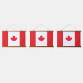 Canadese vlag hangend wandkleed (Driedubbel)